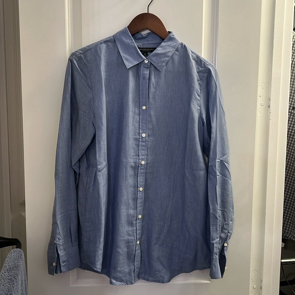 Banana Republic Blue Button Down Shirt